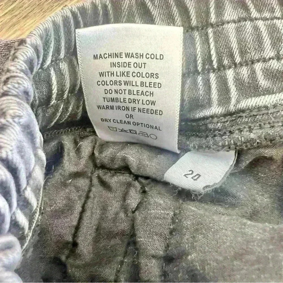 Vervet Women’s Denim Grey Acid Washed Stretchy Jogger Size 24 - Picture 11 of 11